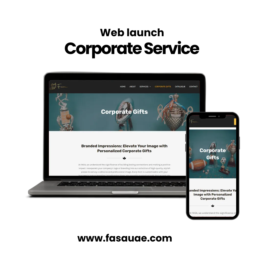 web development project for FASA UAE
